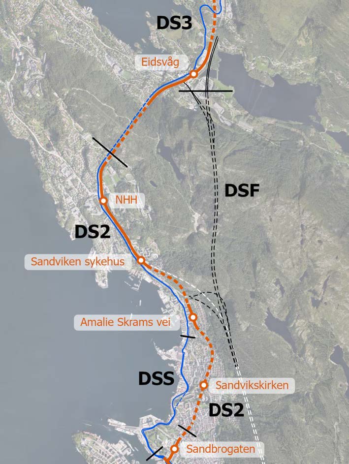 DSF oversiktskart