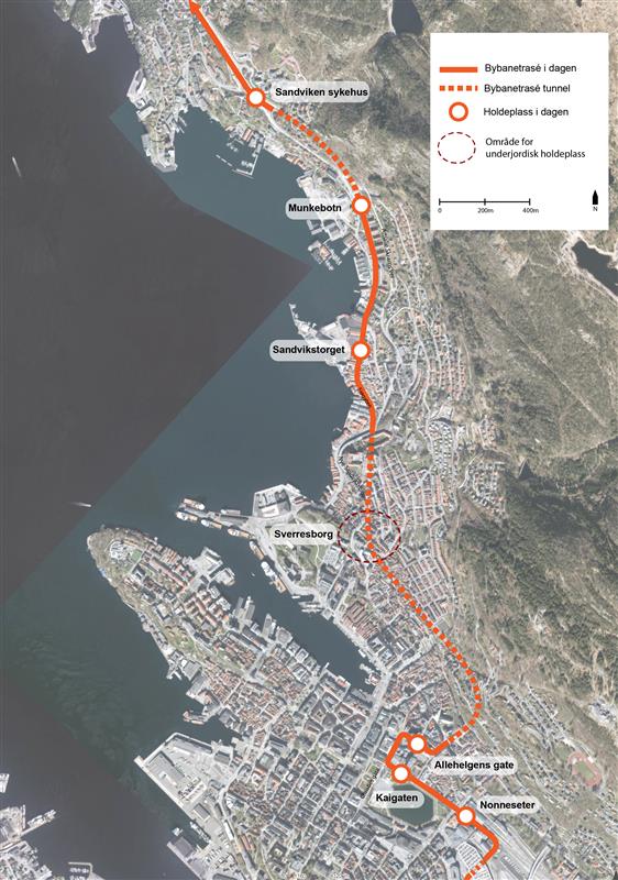 Illustrasjon av Politisk bestilt tras&eacute; som Plan- og bygningsetaten jobber etter